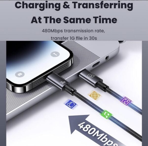 Cable de Datos Aluminio 60w