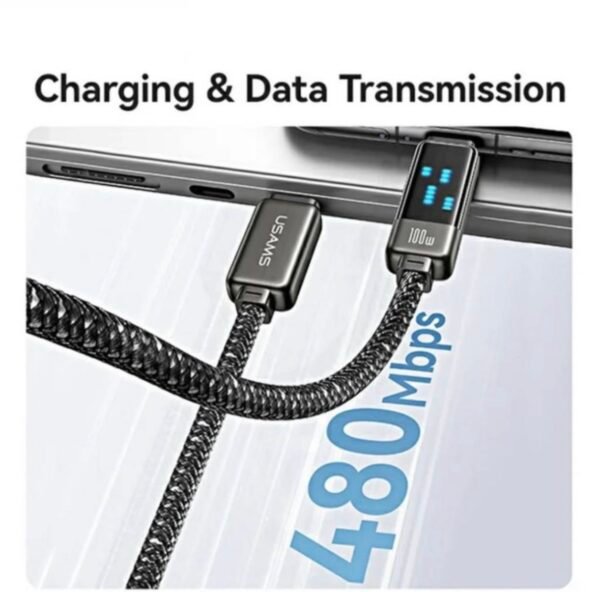 Cable de Datos Meteor Series USB C a USB C 100W