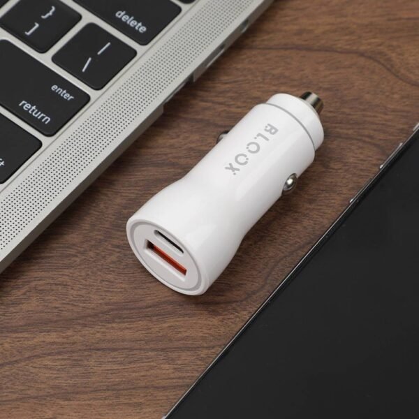 Cargador Auto BLOOX 38W USB A + USB C/PD