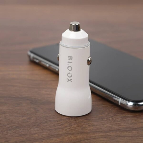 Cargador Auto BLOOX 38W USB A + USB C/PD