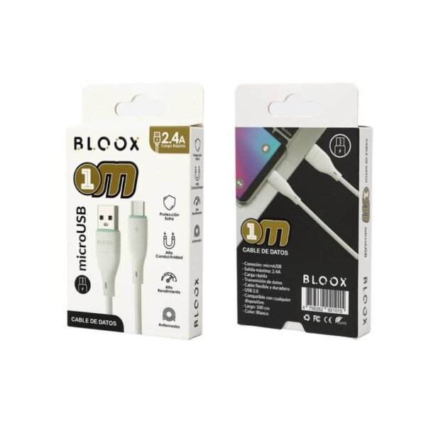 Cable de Datos BLOOX USB A a microUSB