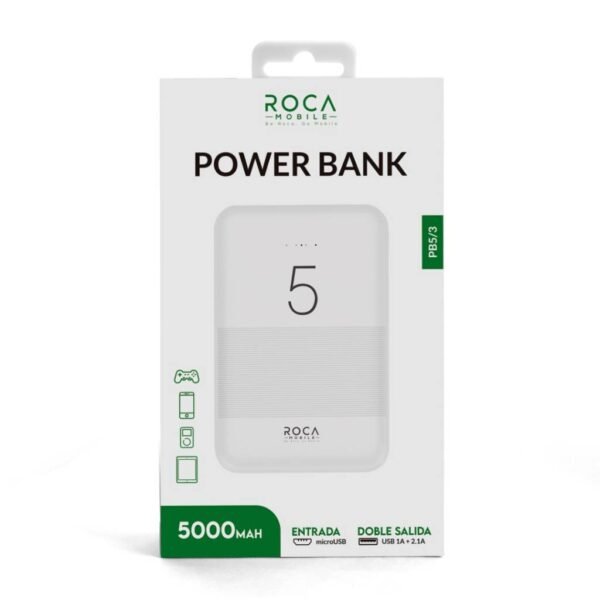Power Bank ROCA PB5/3 5.000mAh
