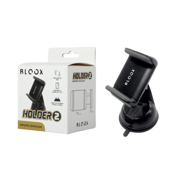 Soporte Vehicular BLOOX - Tipo Ventosa para Panel/Vidrio
