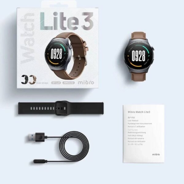 Smartwatch Mibro Lite 3 1.3" c/2 Mallas