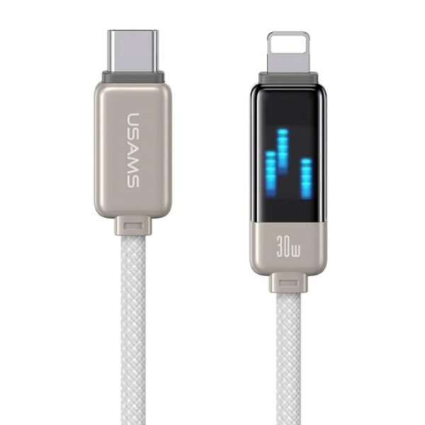 Cable de Datos Meteor Series SJ743 USB C a Lightinig 30W 1.2M Titanium
