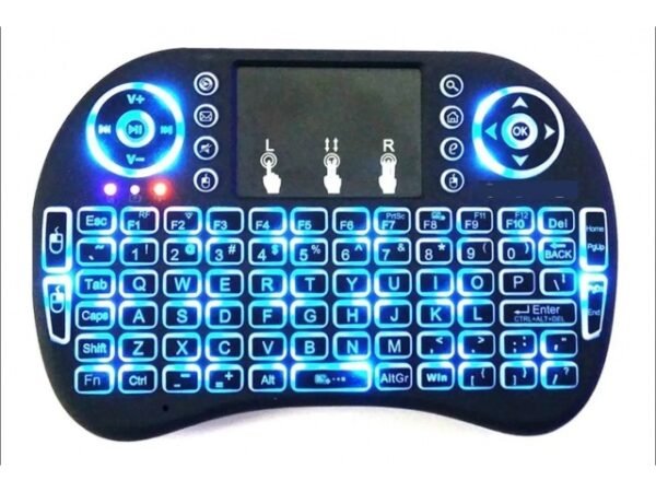 MINI TECLADO INALAMBRICO (ILUMINADO, TOUCHPAD)