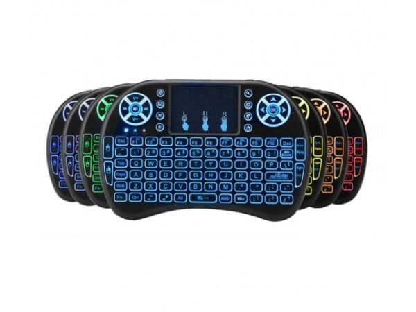 MINI TECLADO INALAMBRICO (ILUMINADO, TOUCHPAD)