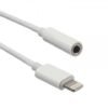 Adaptador ROCA Lightning a 3.5 mm Blanco Audio