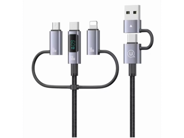 Cable de Datos 6 en 1 60 W 1.2M Gris