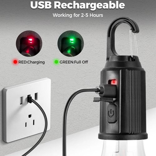 Lampara Bombita Recargable Usb