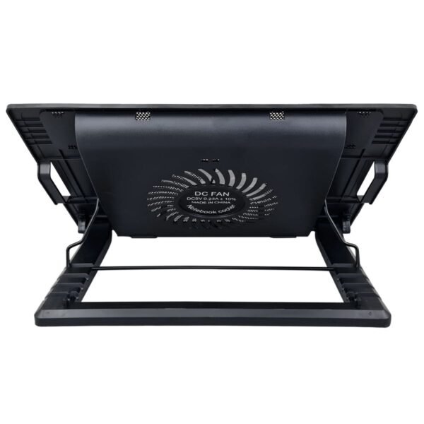 BANDEJA COOLER AJUSTABLE 9″ A 17″ USB NEGRO