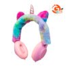VINCHA AURICULAR CABLEADA UNICORNIO PELUCHE
