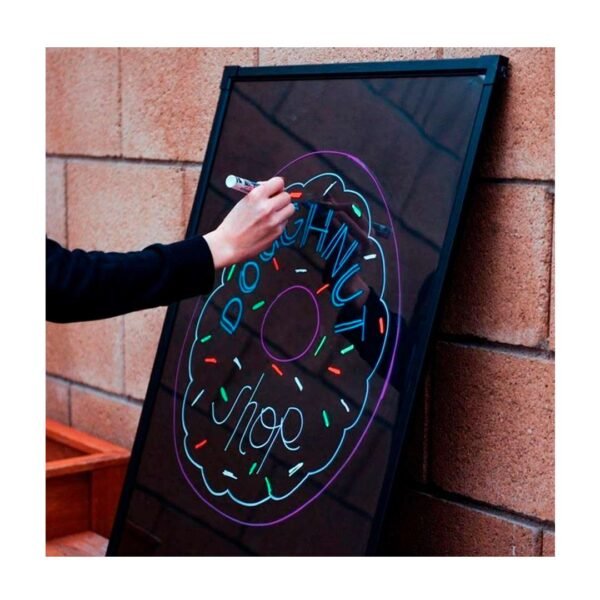 PIZARRA LED 40X30CM CON CONTROL REMOTO RGB