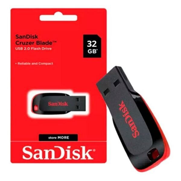 Pen Drive 32GB USB 2.0 Negro Hiksemi