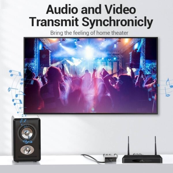 Convertidor RCA a HDMI 720P/1080P/USB Mini-B / Negro AEFB0 Vention