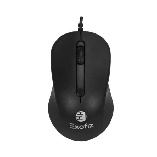 Mouse USB MO-01 Negro Exofiz