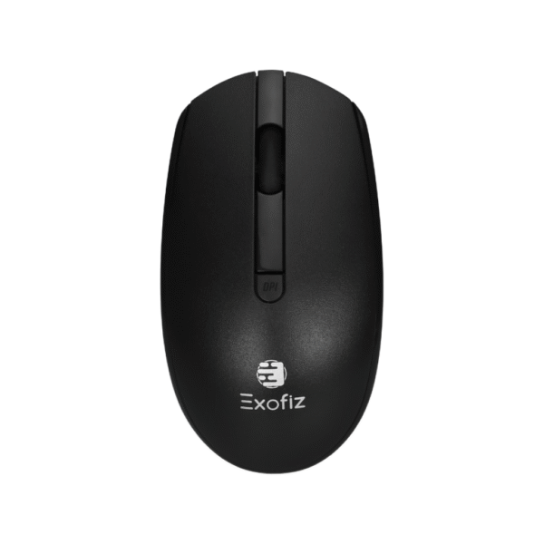 Mouse Inalámbrico MO-02 Negro Exofiz