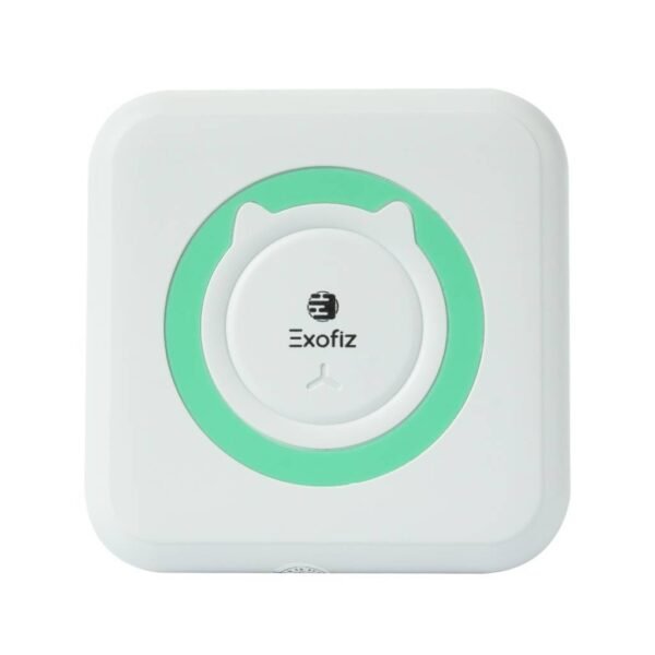 Mini Impresora Portátil MP-01 Blanco/Verde Exofiz