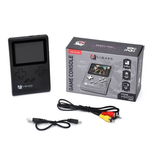 Consola Portátil XZZ-VG-02 Apto para 6000 Juegos Pantalla 3.0" X-Lizzard