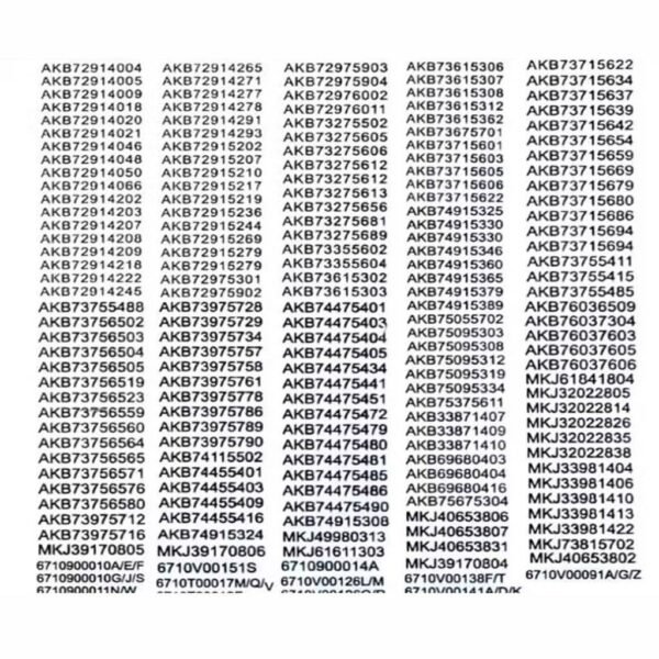 Control Remoto Universal para TV LG RM-L930+2 Negro