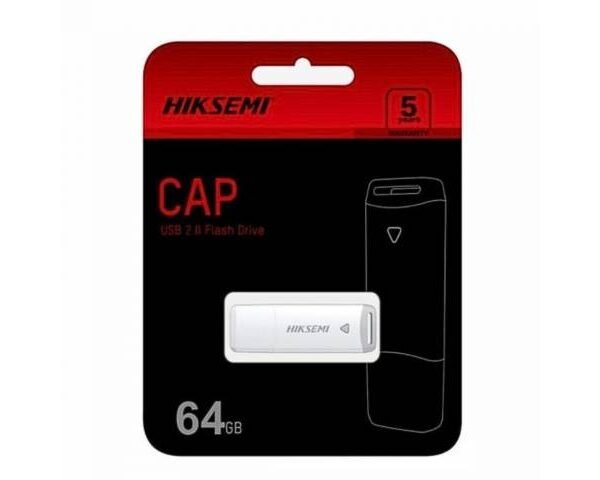 Pen Drive 64GB USB 2.0 Blanco Hiksemi